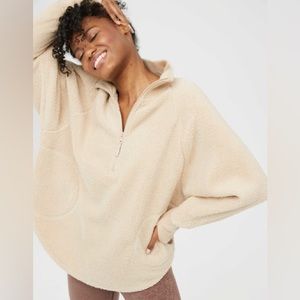 Aerie Offline Sherpa Quarter Zip